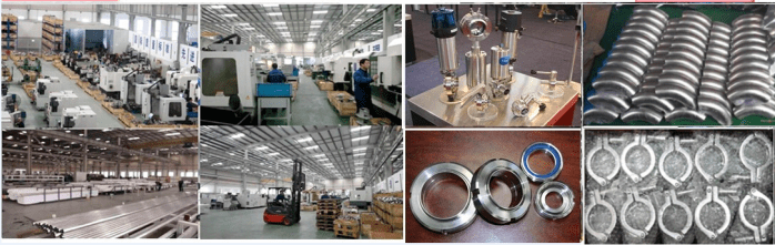 Sanitary pipe clips Sanitary tube hanger sanitary union