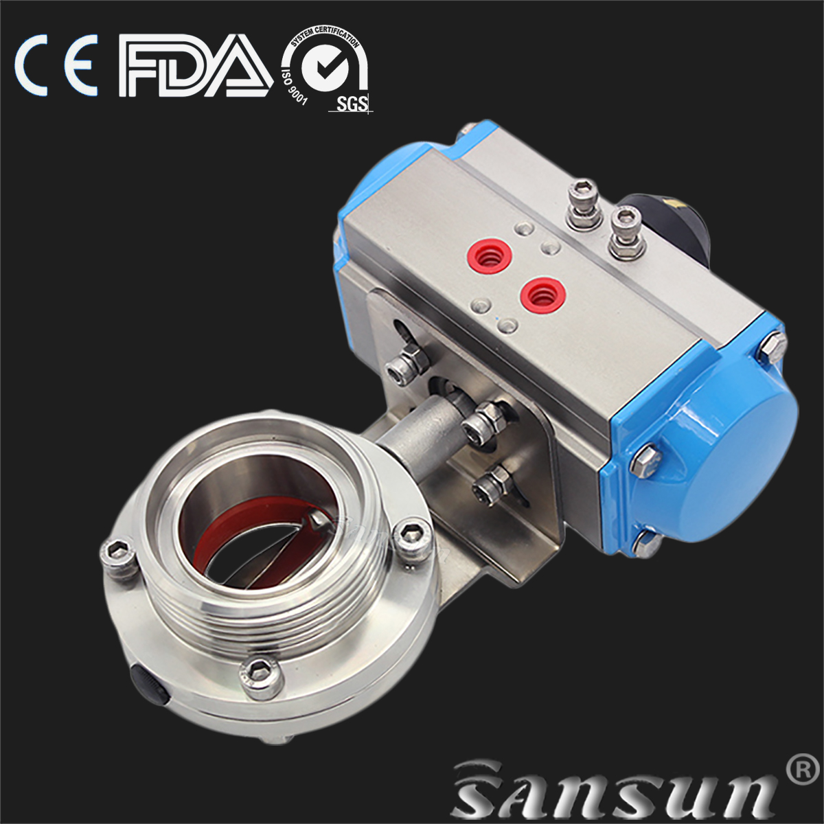 Valvula Mariposa Clamp Medidas